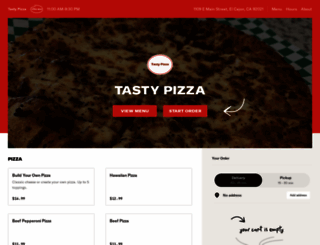 ordertastypizza.com screenshot