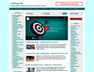 ordinacije.info screenshot