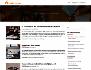 ordprov.se screenshot