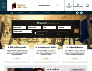 ordre-avocats-rennes.com screenshot