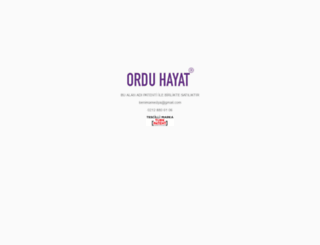 orduhayatgazetesi.com screenshot