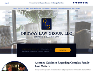 ordwaylawgroup.com screenshot