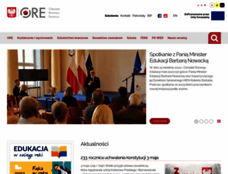 ore.edu.pl screenshot