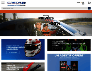 oreca-store.com screenshot