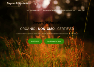 oregano-oil.com.au screenshot