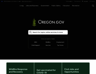 oregon.gov screenshot