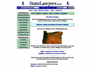 oregon.statelawyers.com screenshot