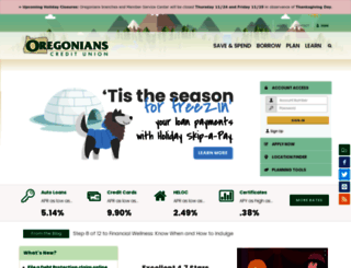 oregonianscu.com screenshot