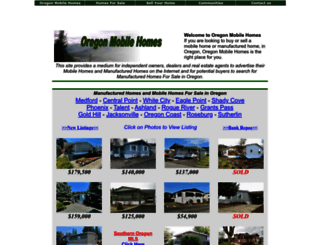 oregonmobilehomes.net screenshot