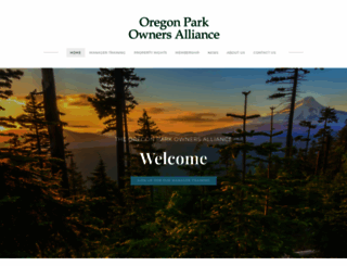 oregonparkowners.org screenshot