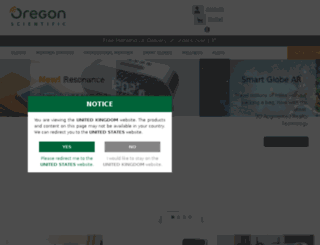 oregonscientific.co.uk screenshot