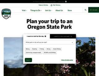 oregonstateparks.org screenshot