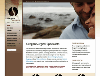 oregonsurgical.com screenshot