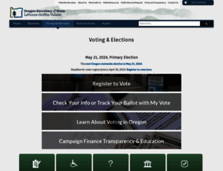 oregonvotes.org screenshot