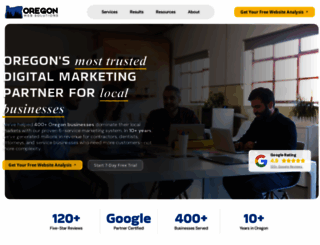 oregonwebsolutions.com screenshot