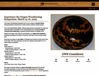oregonwoodturningsymposium.com screenshot