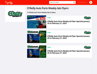 oreillyautoparts.flyerify.com screenshot