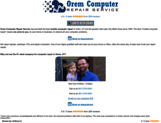 oremcomputerrepairservice.com screenshot