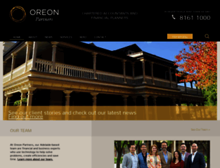 oreon.com.au screenshot