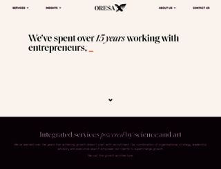 oresa.co.uk screenshot