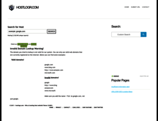 org.hostlogr.com screenshot