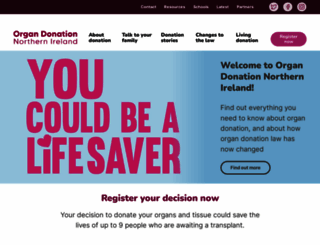 organdonationni.info screenshot