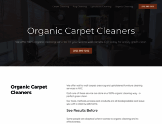 organic-carpet-cleaners.com screenshot
