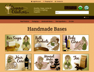 organic-creations.com screenshot