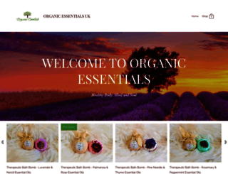 organic-essentials.co.uk screenshot