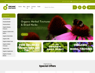 organic-herbal-remedies.co.uk screenshot