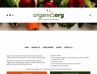 organic.org screenshot