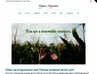 organicacupunctureportland.com screenshot