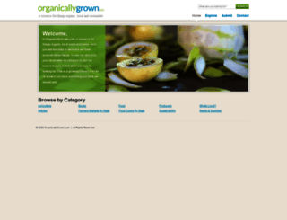 organicallygrown.com screenshot