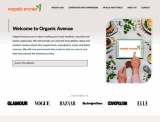 organicavenue.com screenshot