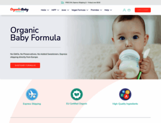 organicbabyformula.com screenshot