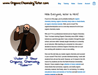organicchemistrytutor.com screenshot