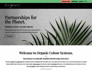 organiccoloursystems.com screenshot