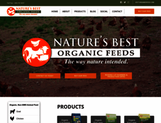 organicfeeds.com screenshot