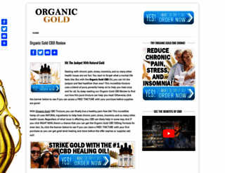 organicgoldcbd.org screenshot