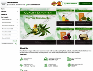 organicherbalpowder.com screenshot