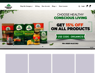 organicindia.com screenshot