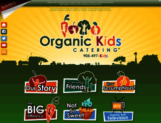 organickidscatering.com screenshot