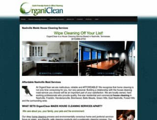 organicleannashville.com screenshot
