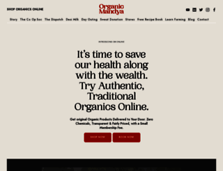 organicmandya.com screenshot