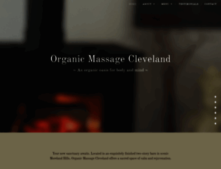 organicmassagecleveland.com screenshot