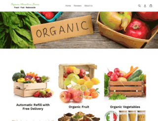 organicmountainfarms.com screenshot