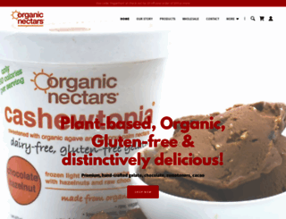 organicnectars.com screenshot
