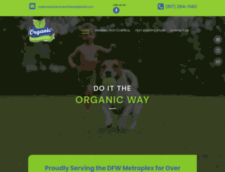 organicpestservicesoftexas.com screenshot