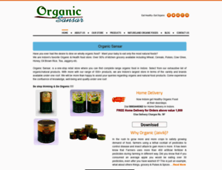 organicsansar.com screenshot