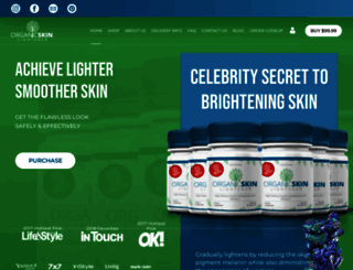 organicskinlightener.myshopify.com screenshot